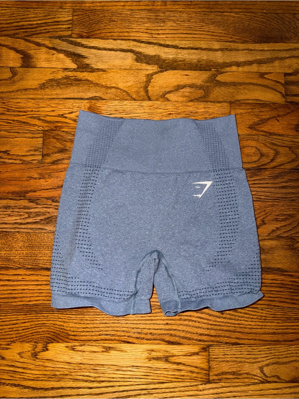 Gymshark | Gymshark Slate Blue High-Waist Biker Shorts